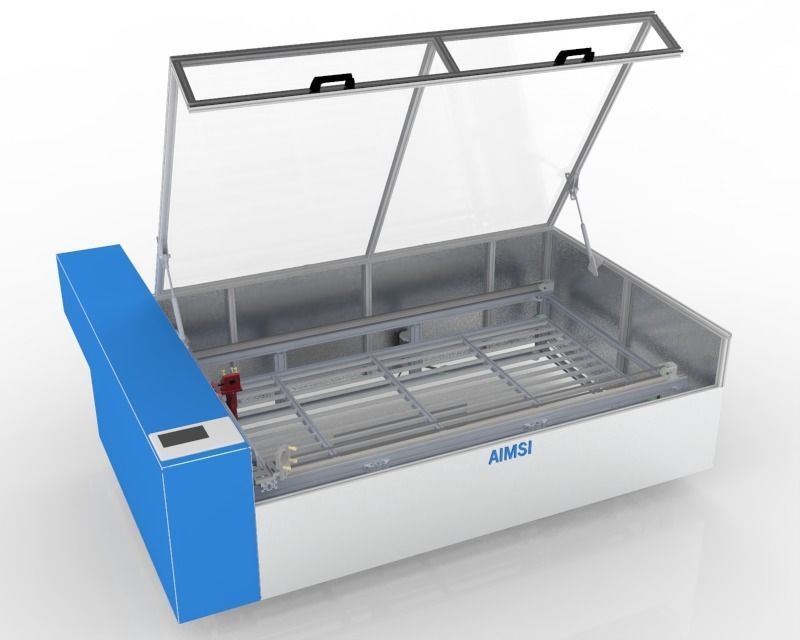 CO2 LASER MACHINE 3D model_2