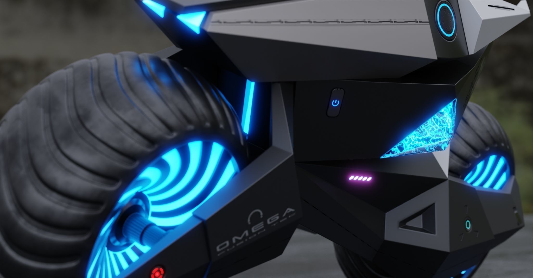 Motorcycle Robot 3D model_15