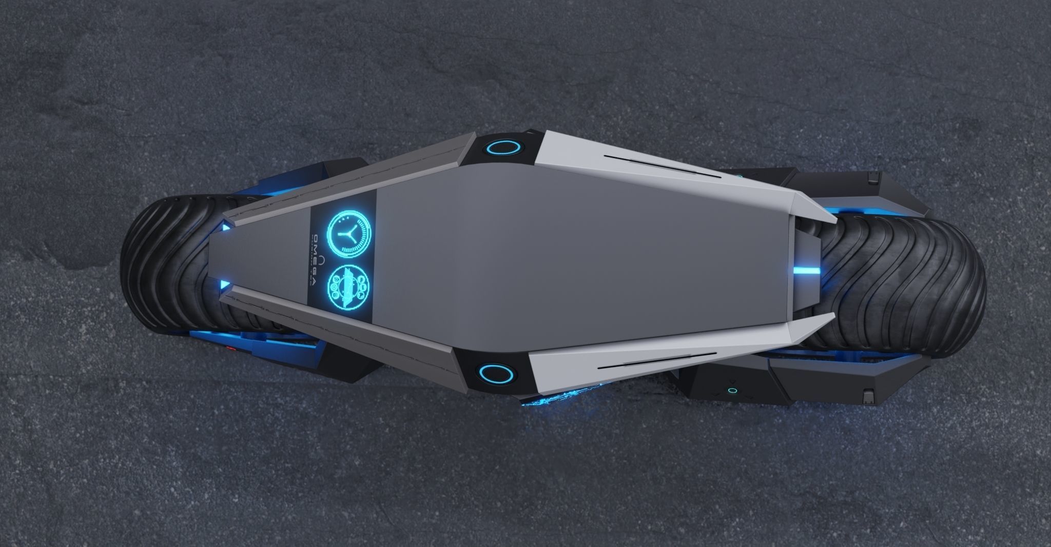 Motorcycle Robot 3D model_16