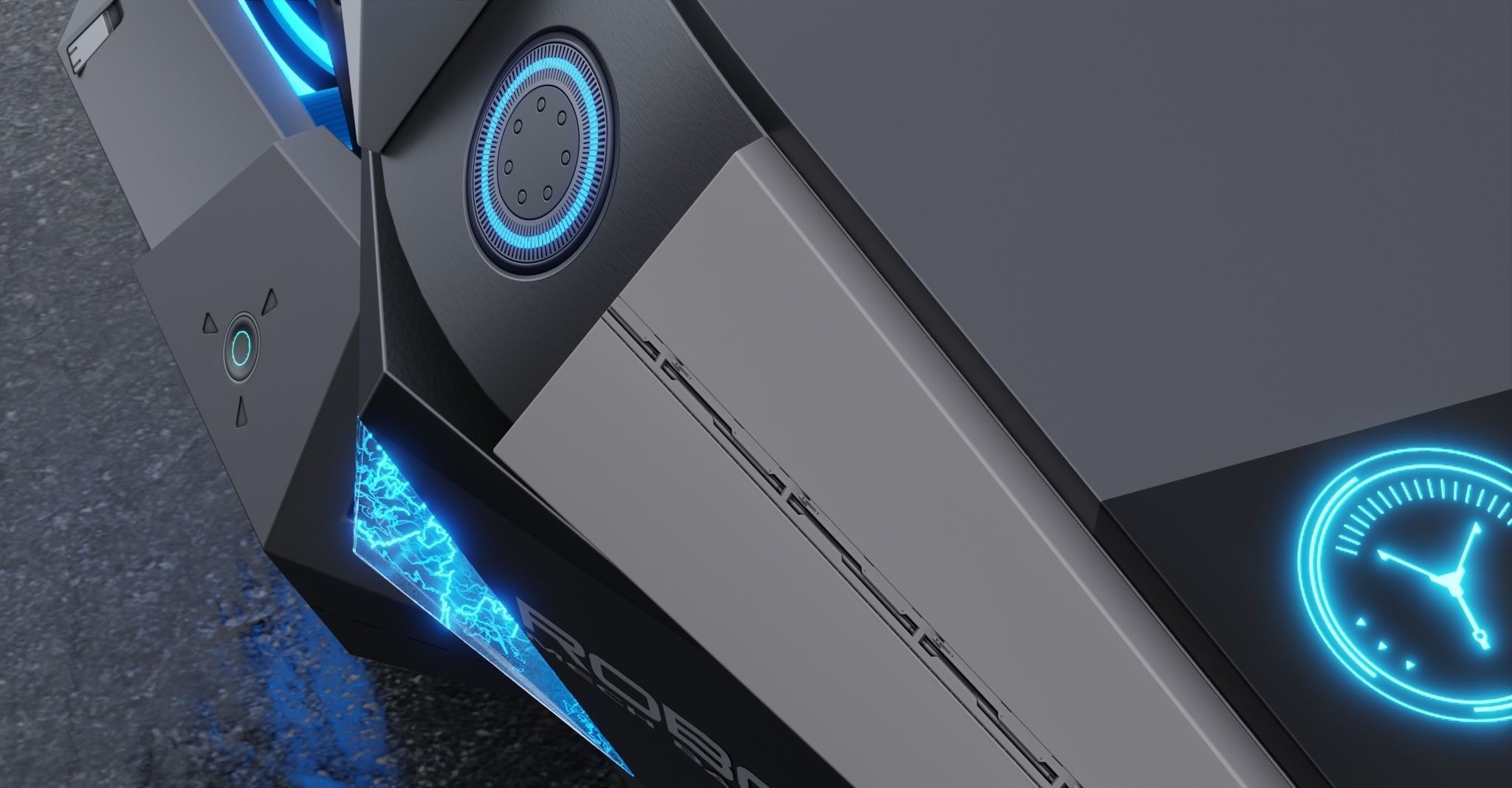 Motorcycle Robot 3D model_20