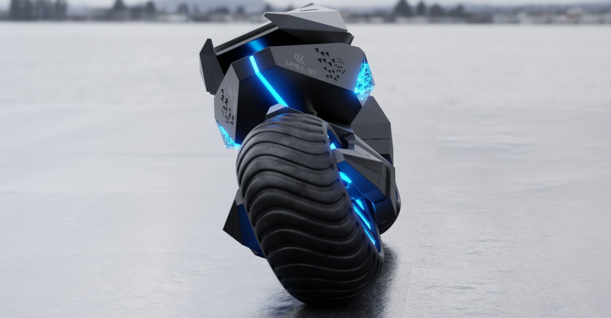 Motorcycle Robot 3D model_7