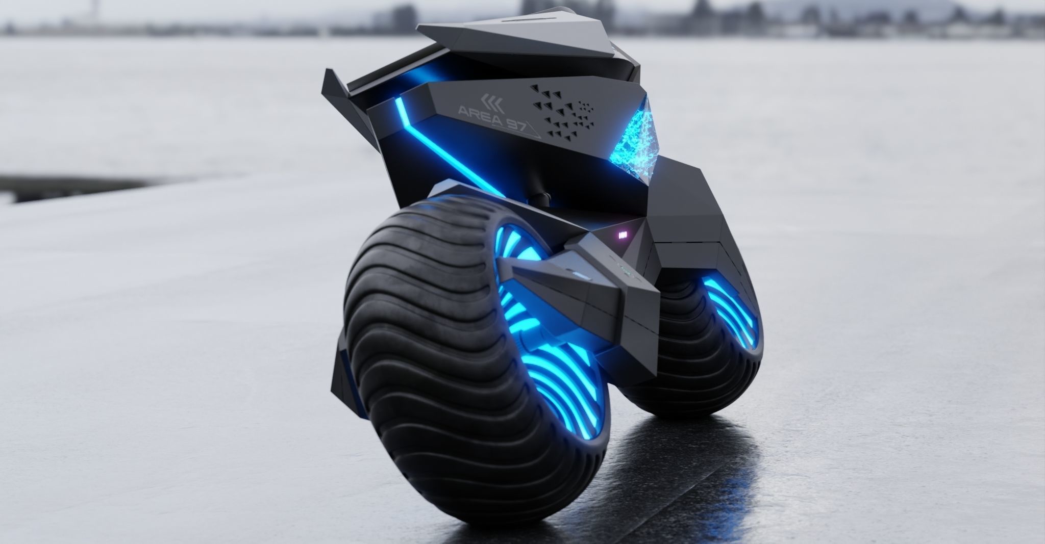 Motorcycle Robot 3D model_6