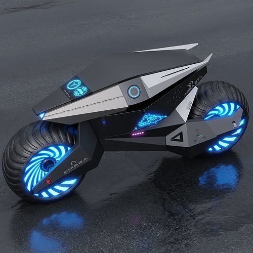 Motorcycle Robot 3D model