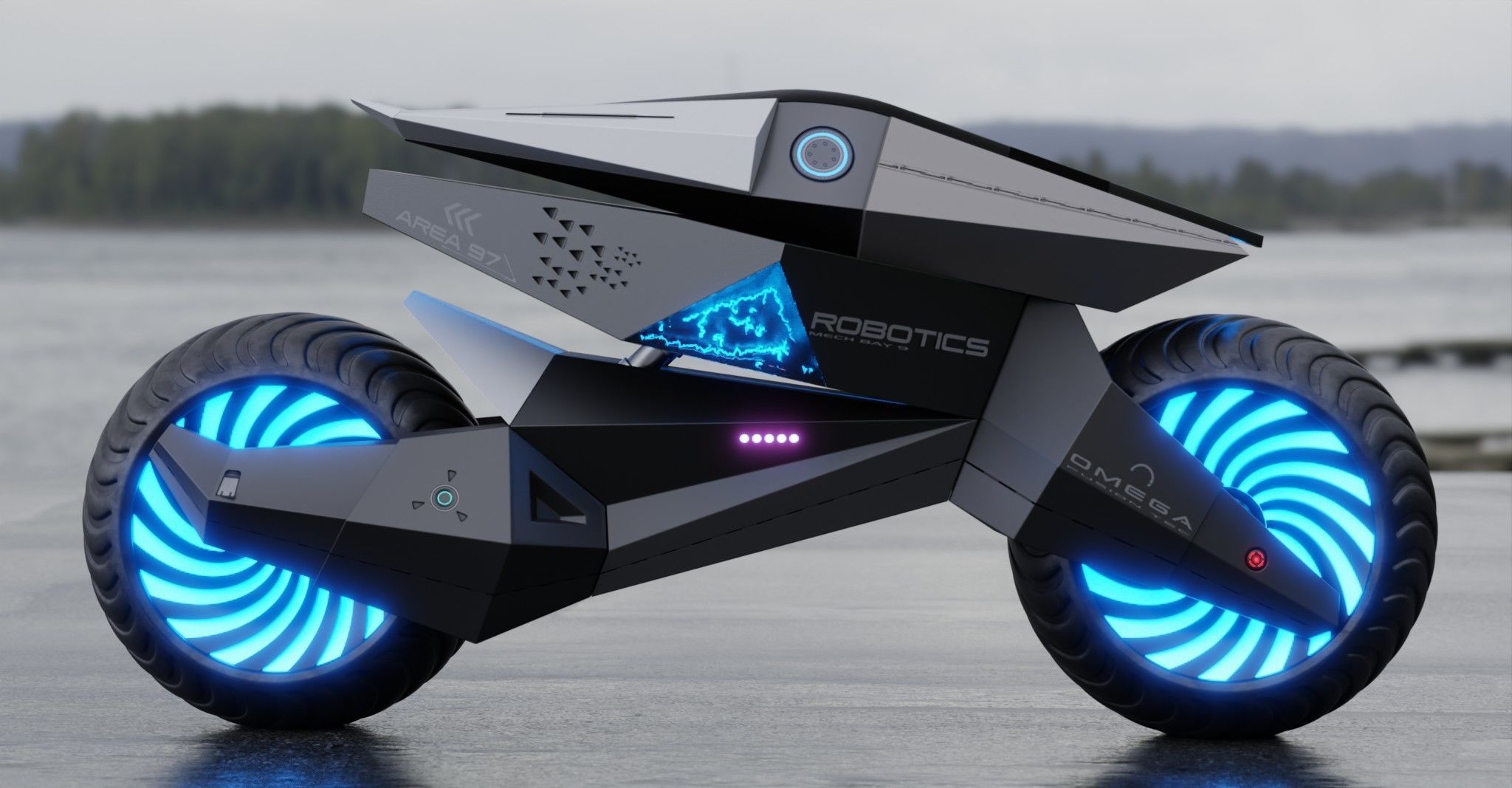 Motorcycle Robot 3D model_18