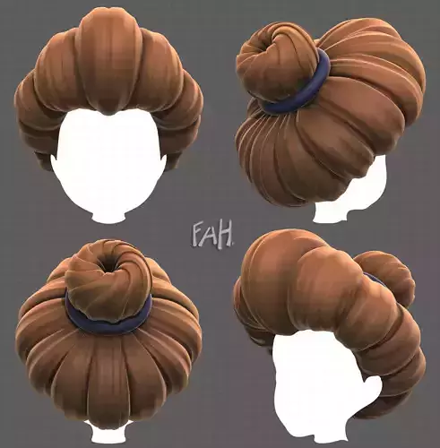 Base Hair for girl V56