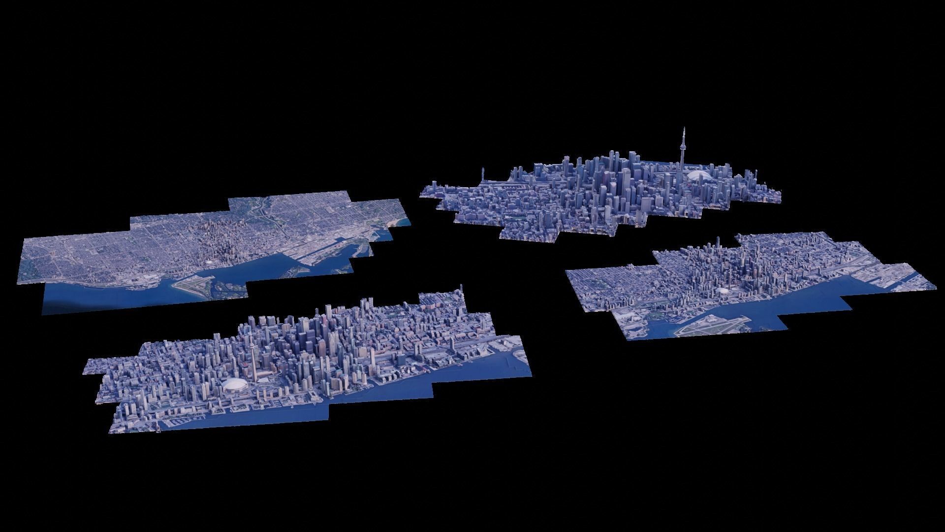 Realistic Toronto Scan - Multiple Qualities Low-poly 3D model_5