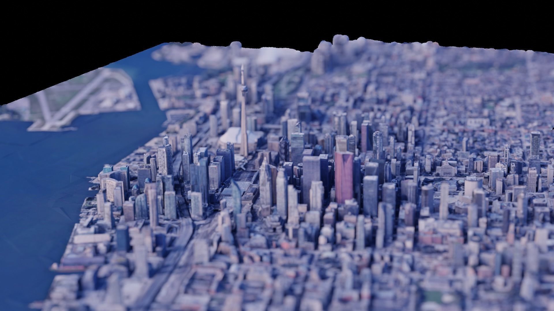 Realistic Toronto Scan - Multiple Qualities Low-poly 3D model_16