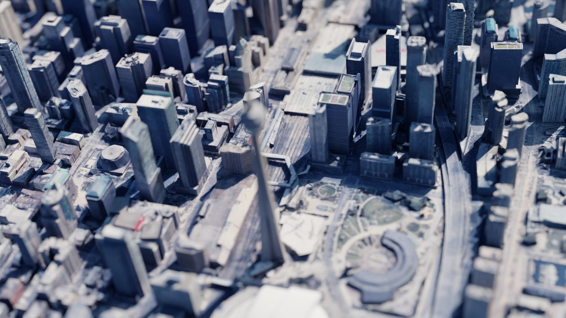 Realistic Toronto Scan - Multiple Qualities Low-poly 3D model_9