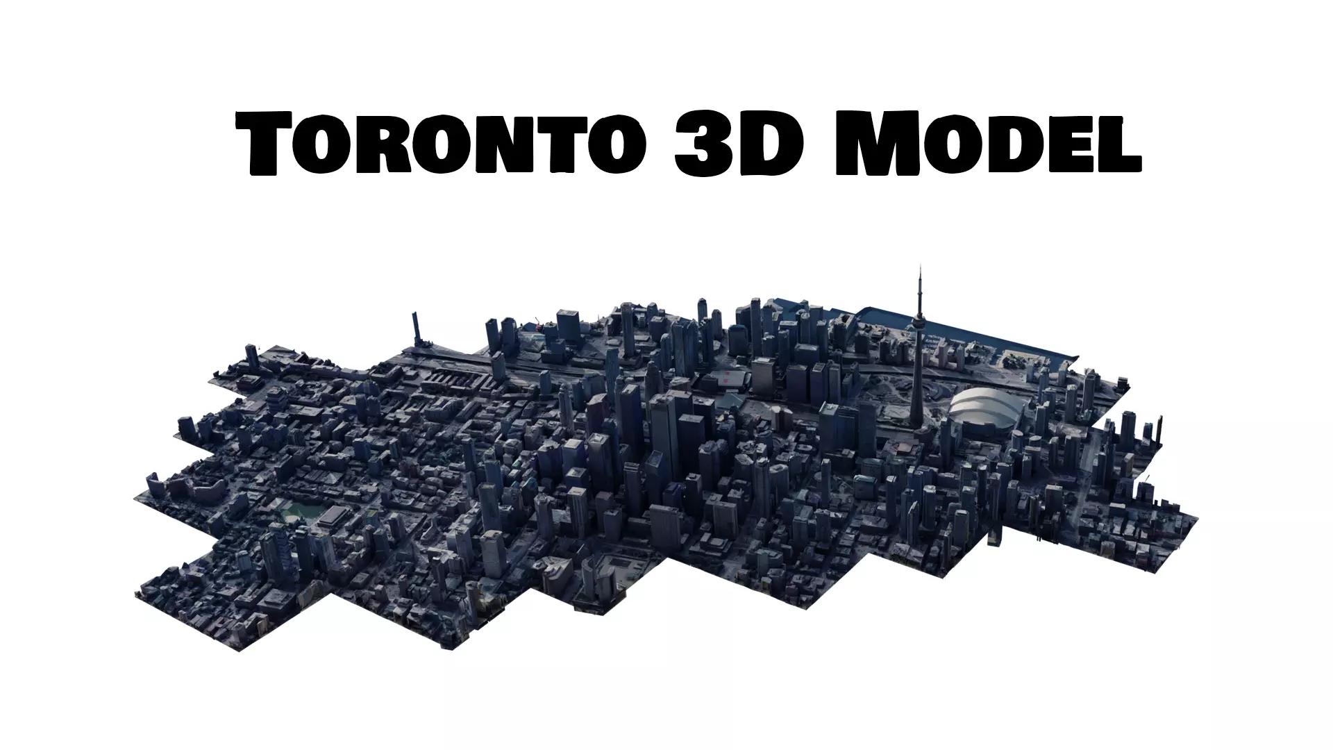 Realistic Toronto Scan - Multiple Qualities Low-poly 3D model_0