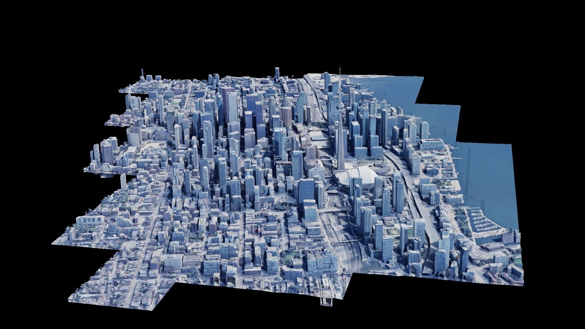 Realistic Toronto Scan - Multiple Qualities Low-poly 3D model_13