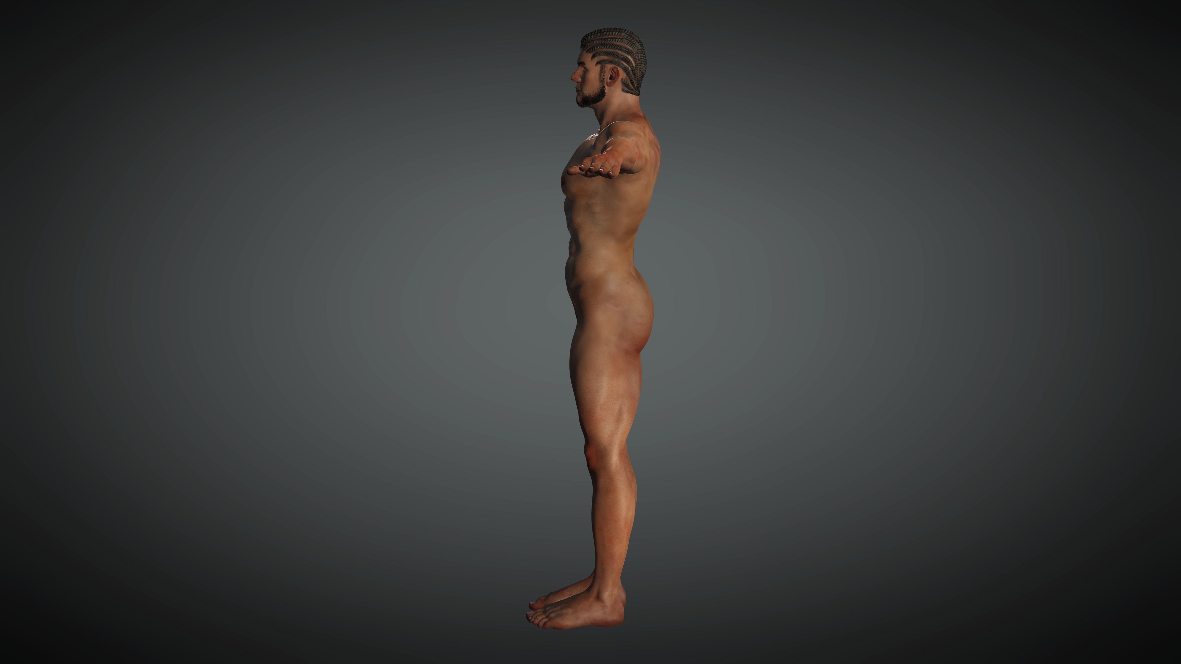 Model Business Man Low-poly 3D model_12