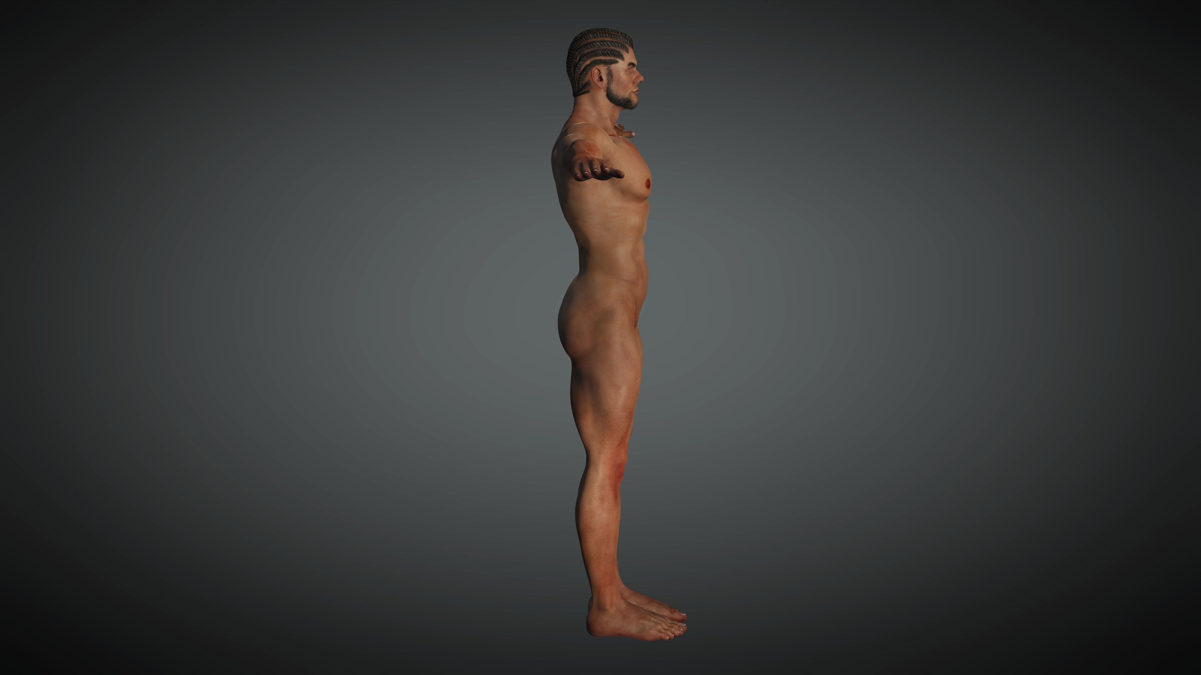 Model Business Man Low-poly 3D model_11