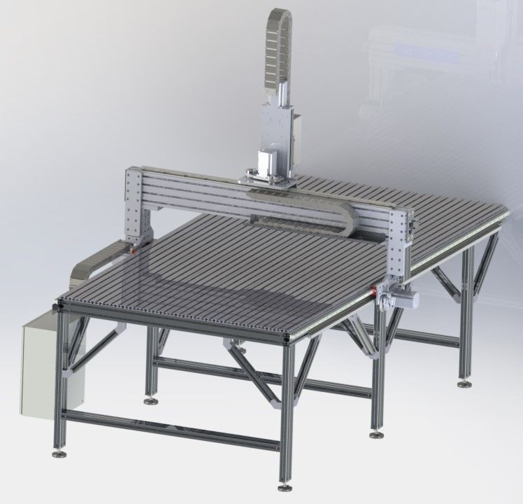 CNC ROUTER MACHINE 3D model_1