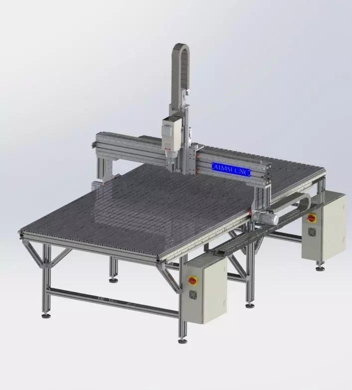 CNC ROUTER MACHINE 3D model_0