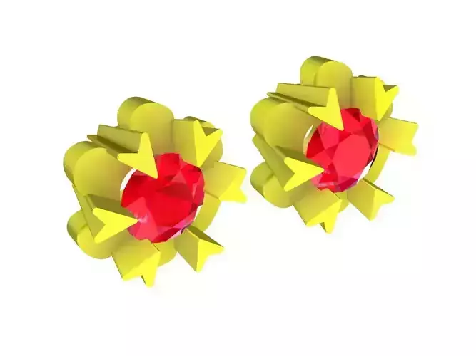 5809 diamond earring