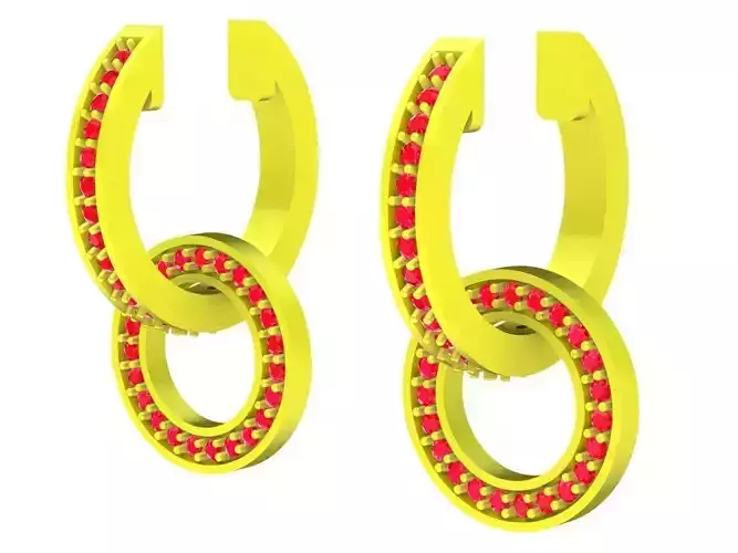 5811 vietnamese diamond earrings 