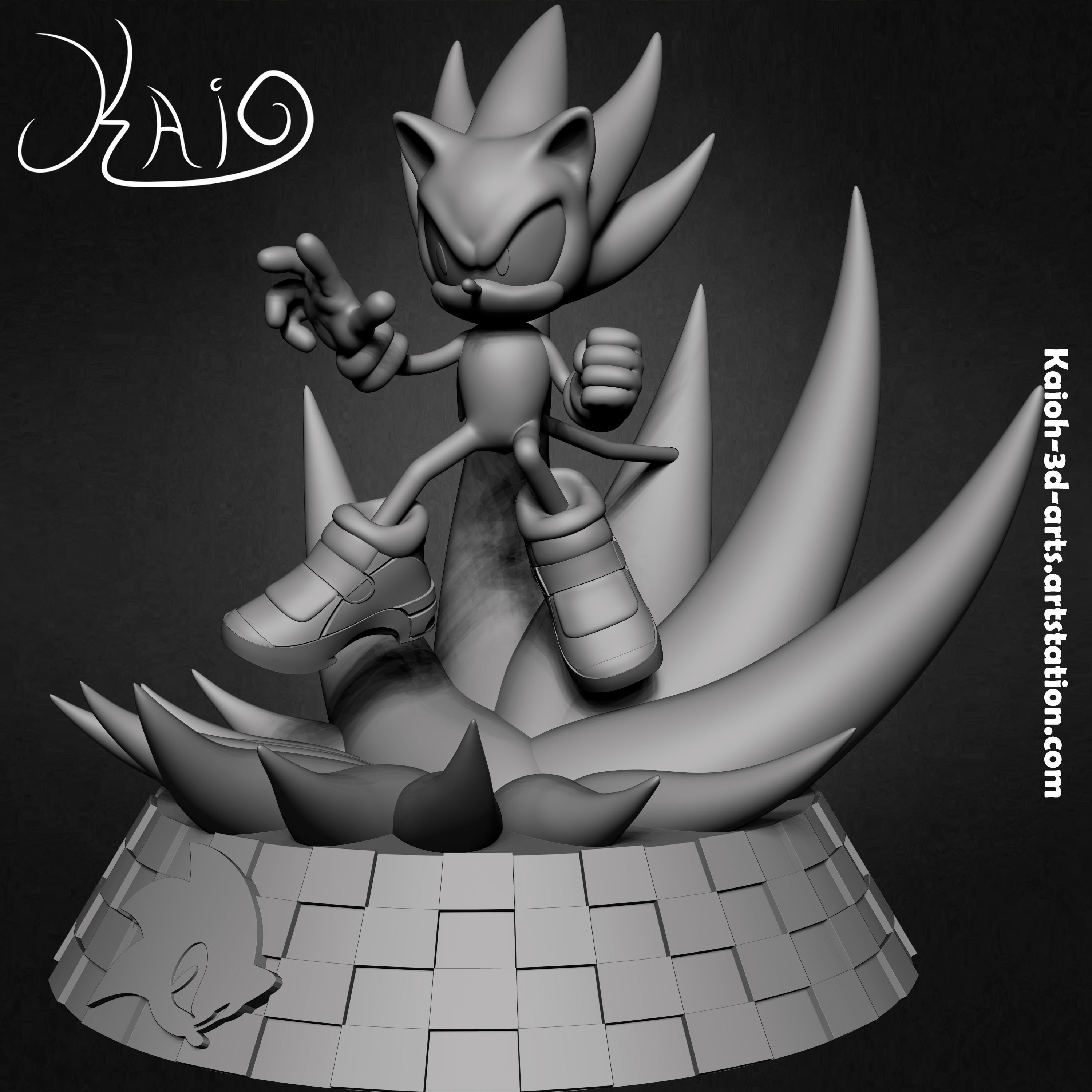 Super Sonic - The Power to Save the World 3D print model_16
