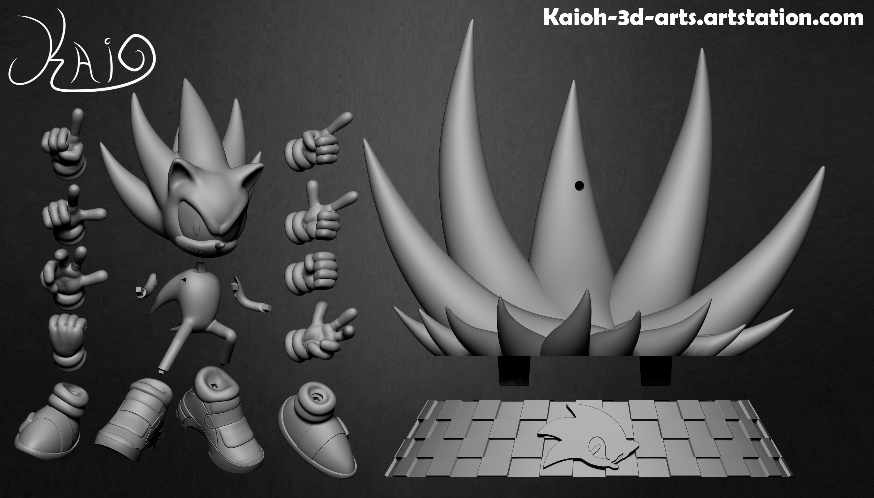Super Sonic - The Power to Save the World 3D print model_18