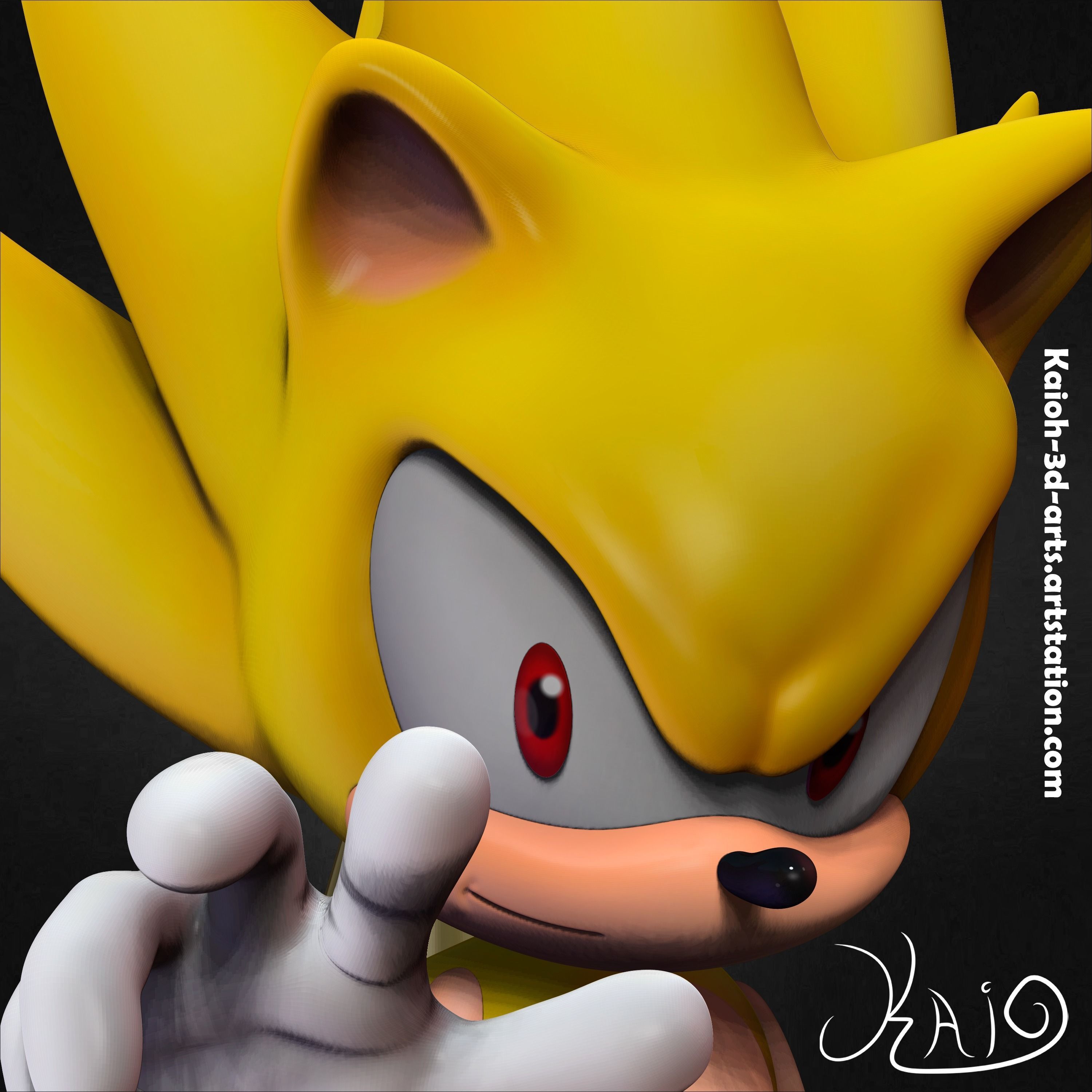 Super Sonic - The Power to Save the World 3D print model_14