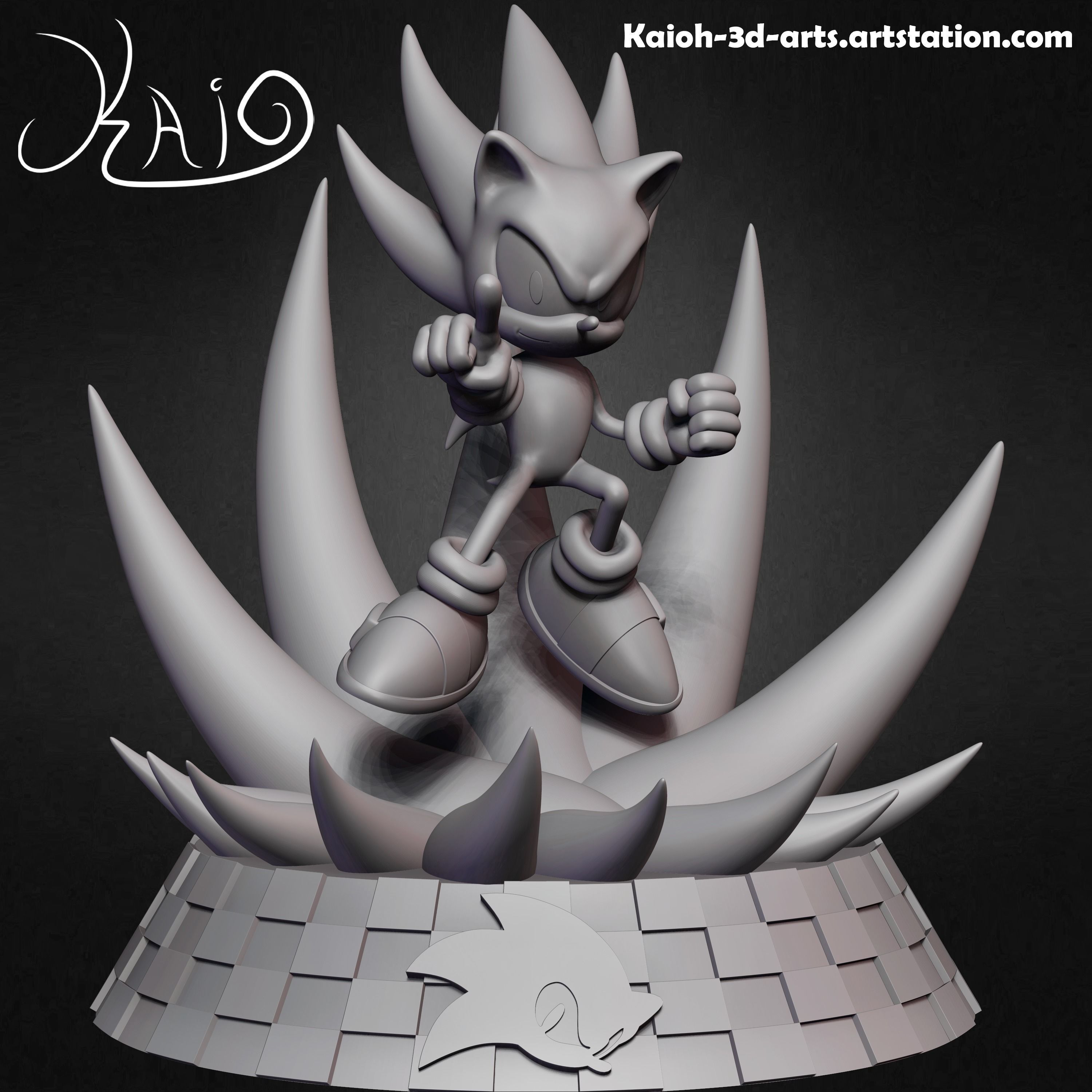 Super Sonic - The Power to Save the World 3D print model_13