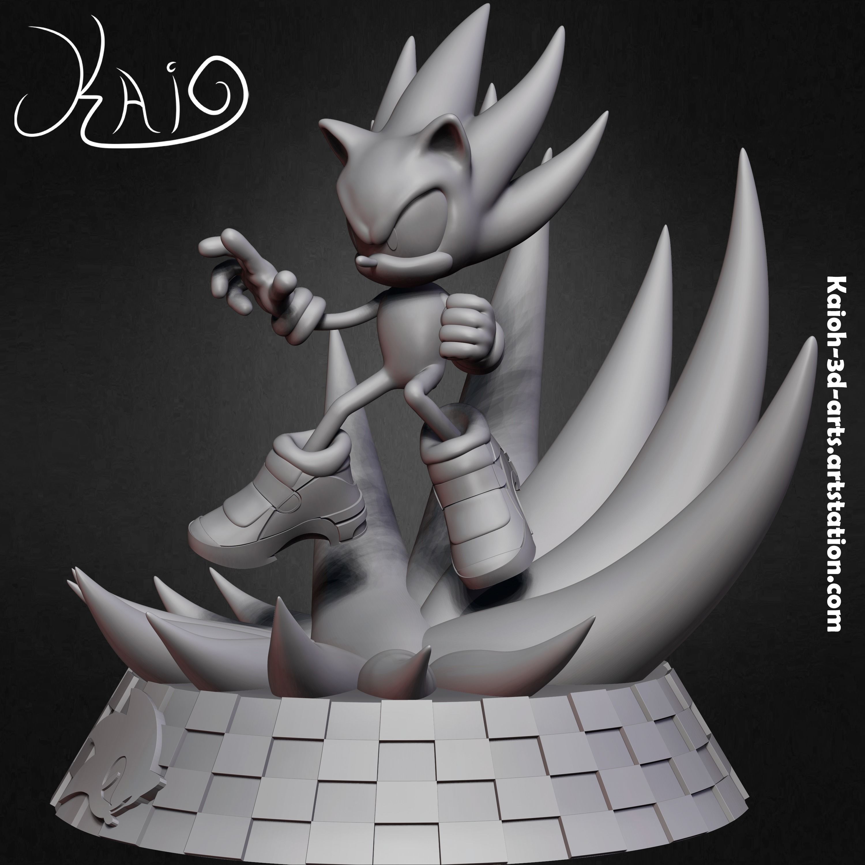 Super Sonic - The Power to Save the World 3D print model_9