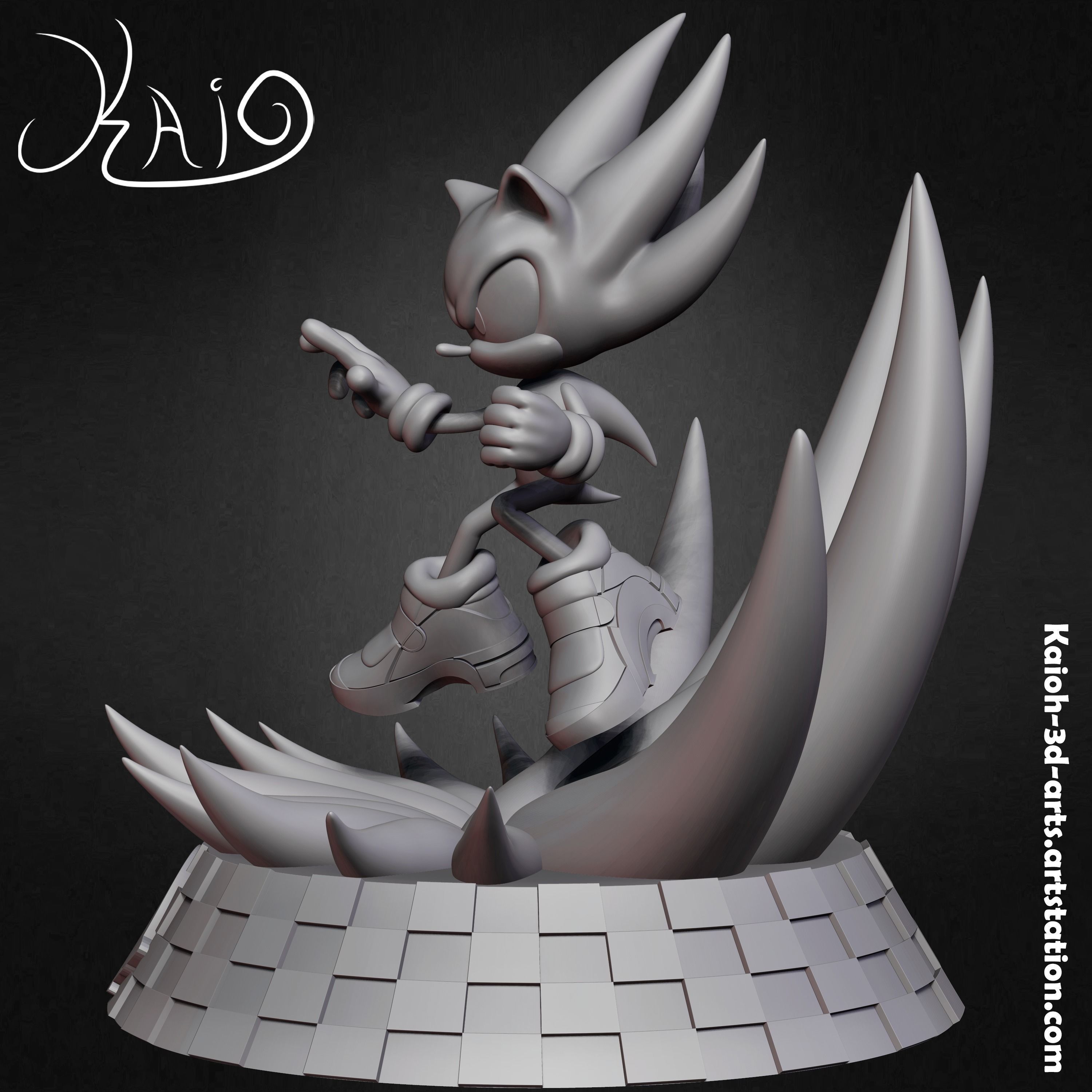 Super Sonic - The Power to Save the World 3D print model_7