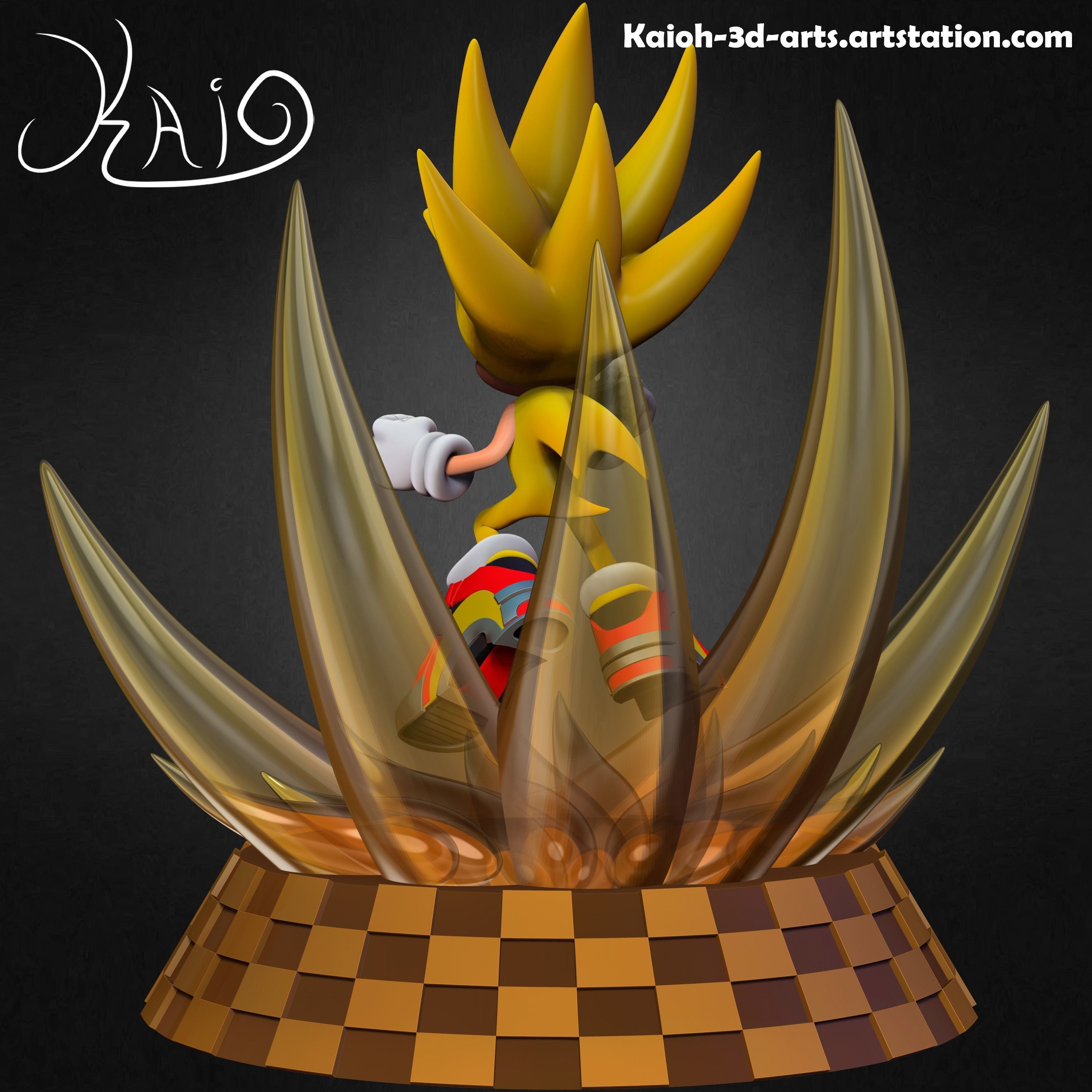 Super Sonic - The Power to Save the World 3D print model_4