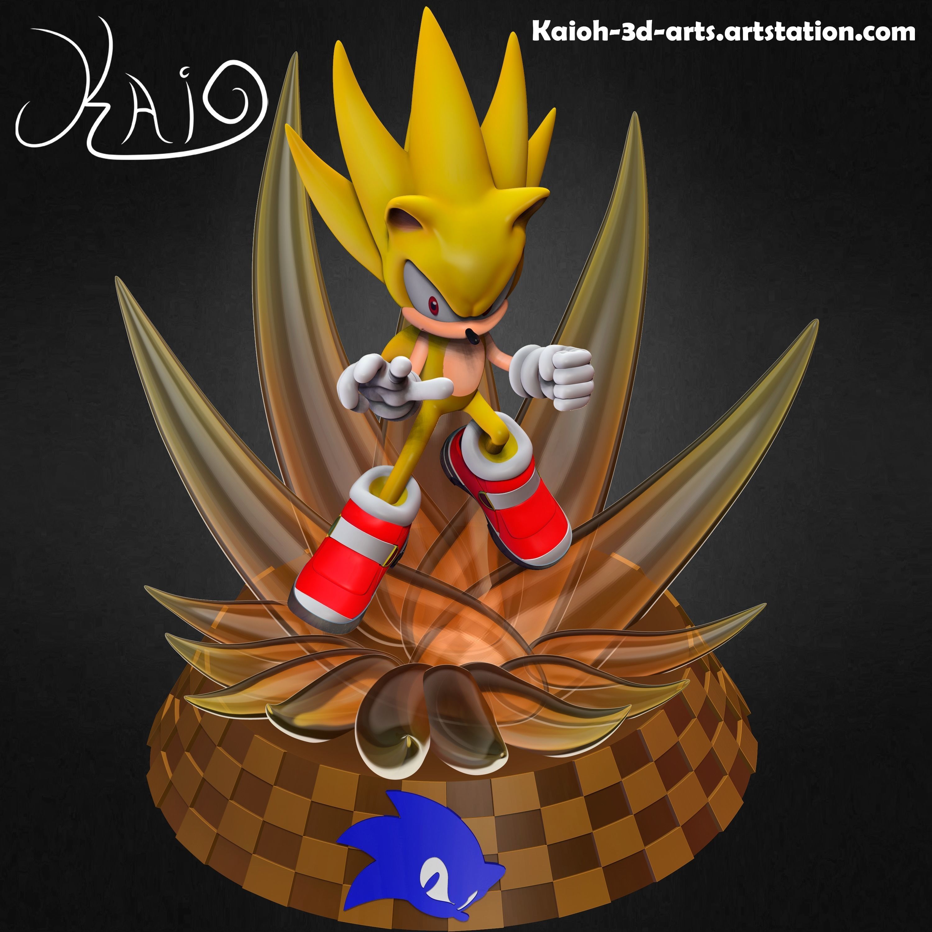 Super Sonic - The Power to Save the World 3D print model_10