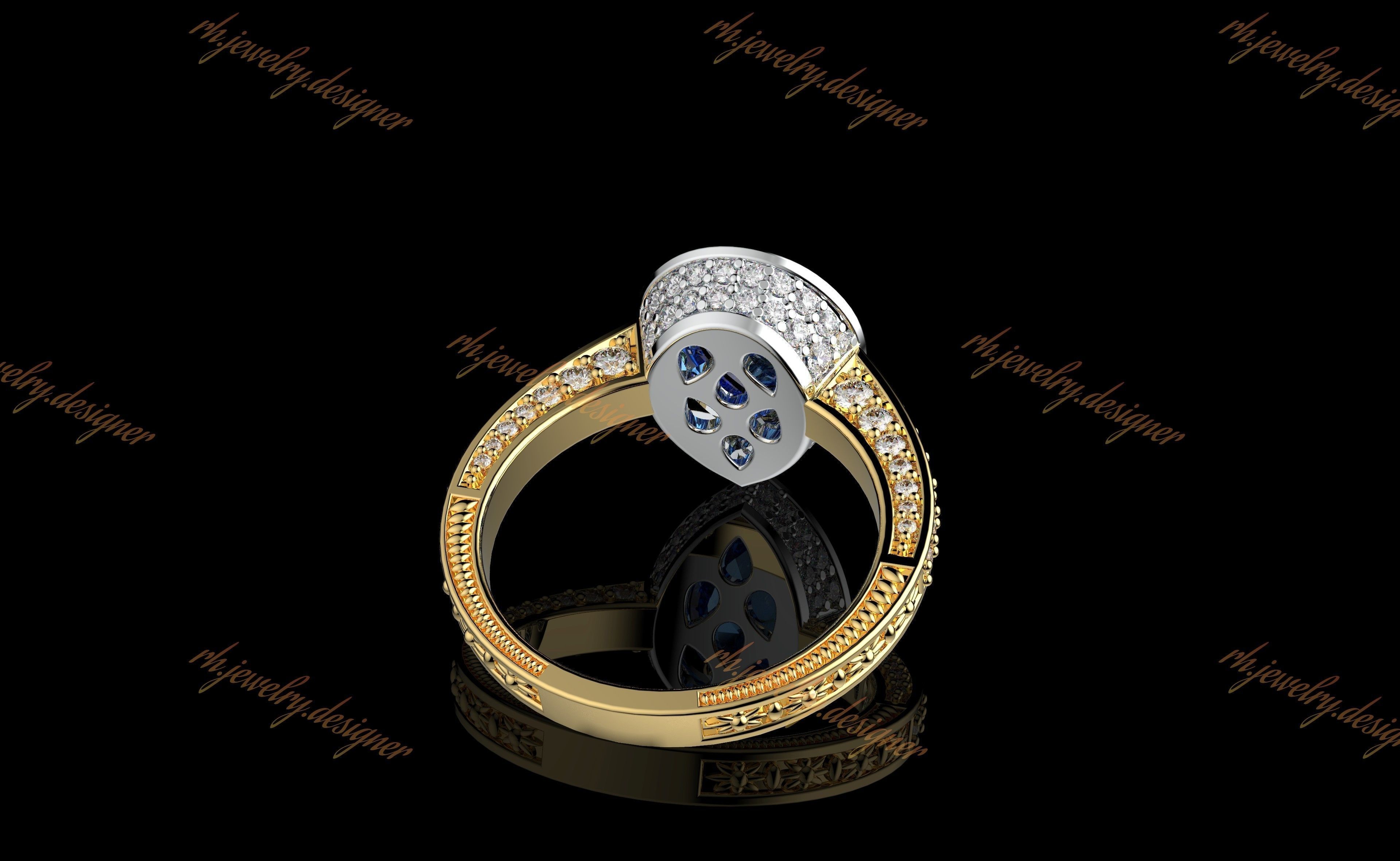 Gold N1051 3D print model_11