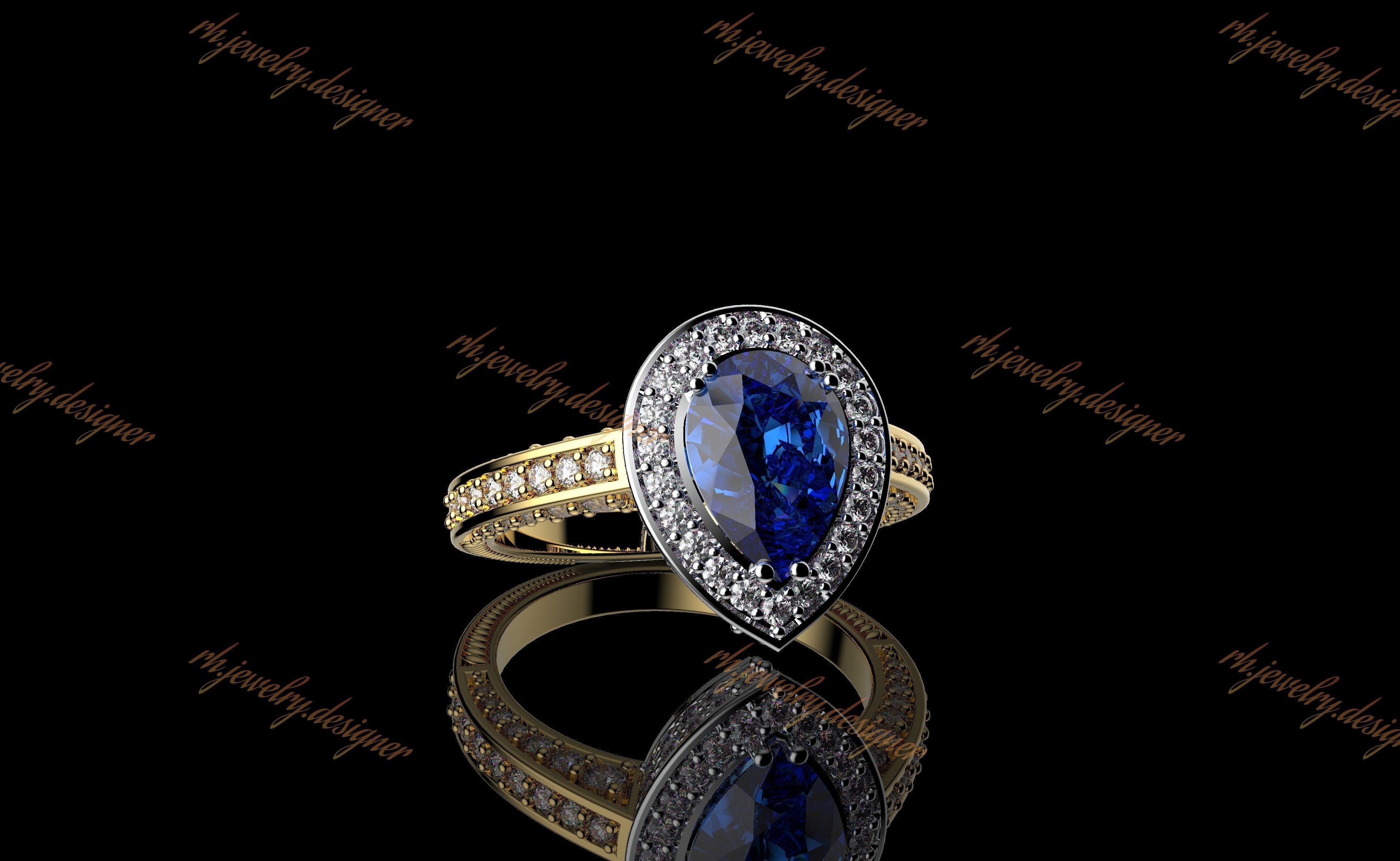 Gold N1051 3D print model_12