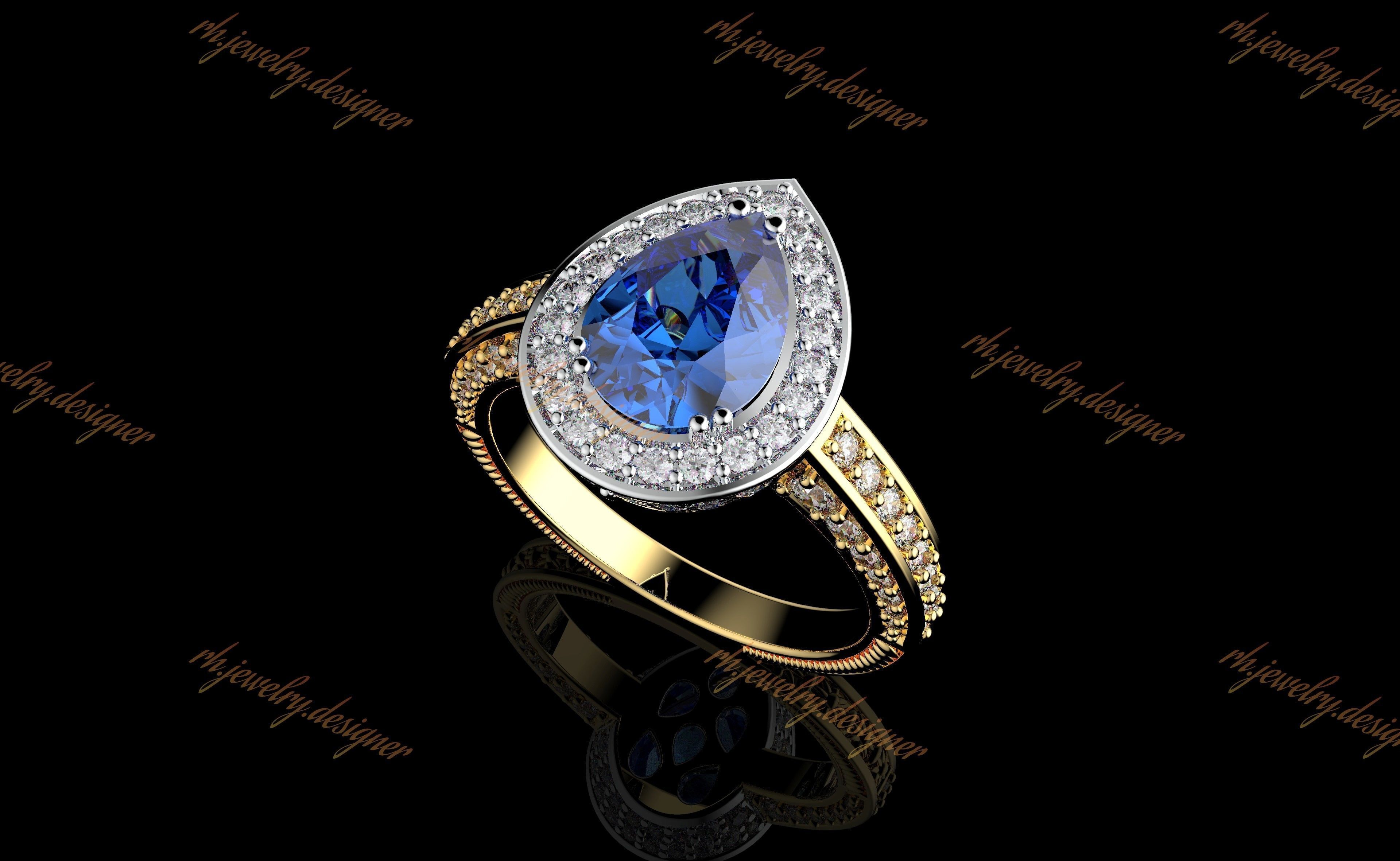 Gold N1051 3D print model_6