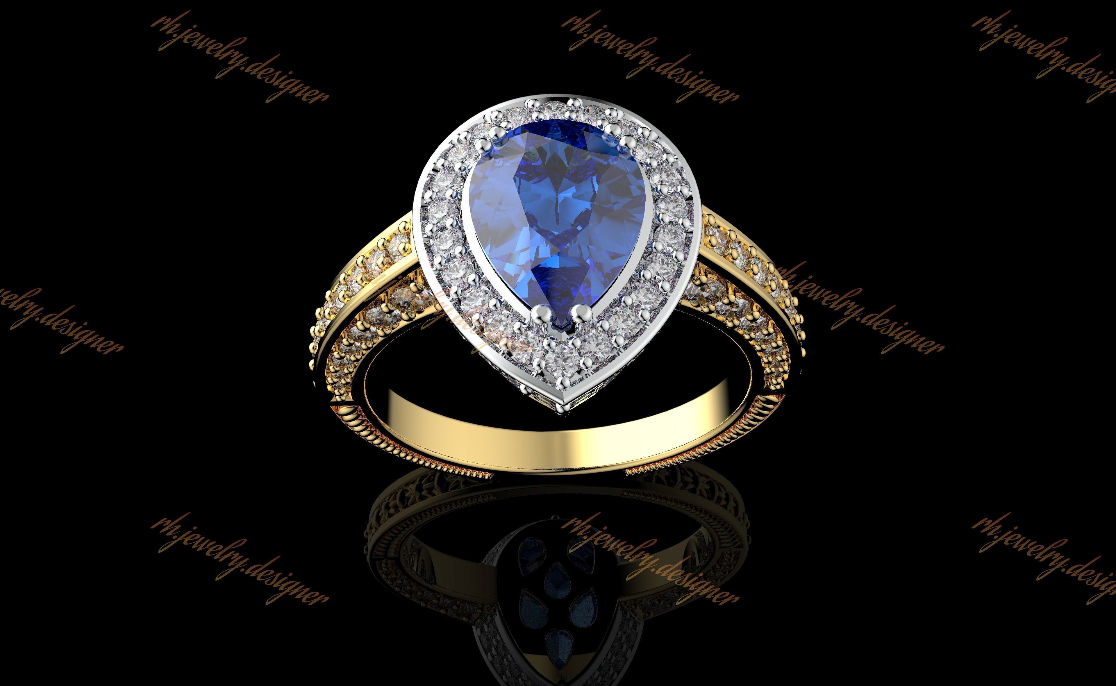 Gold N1051 3D print model_1