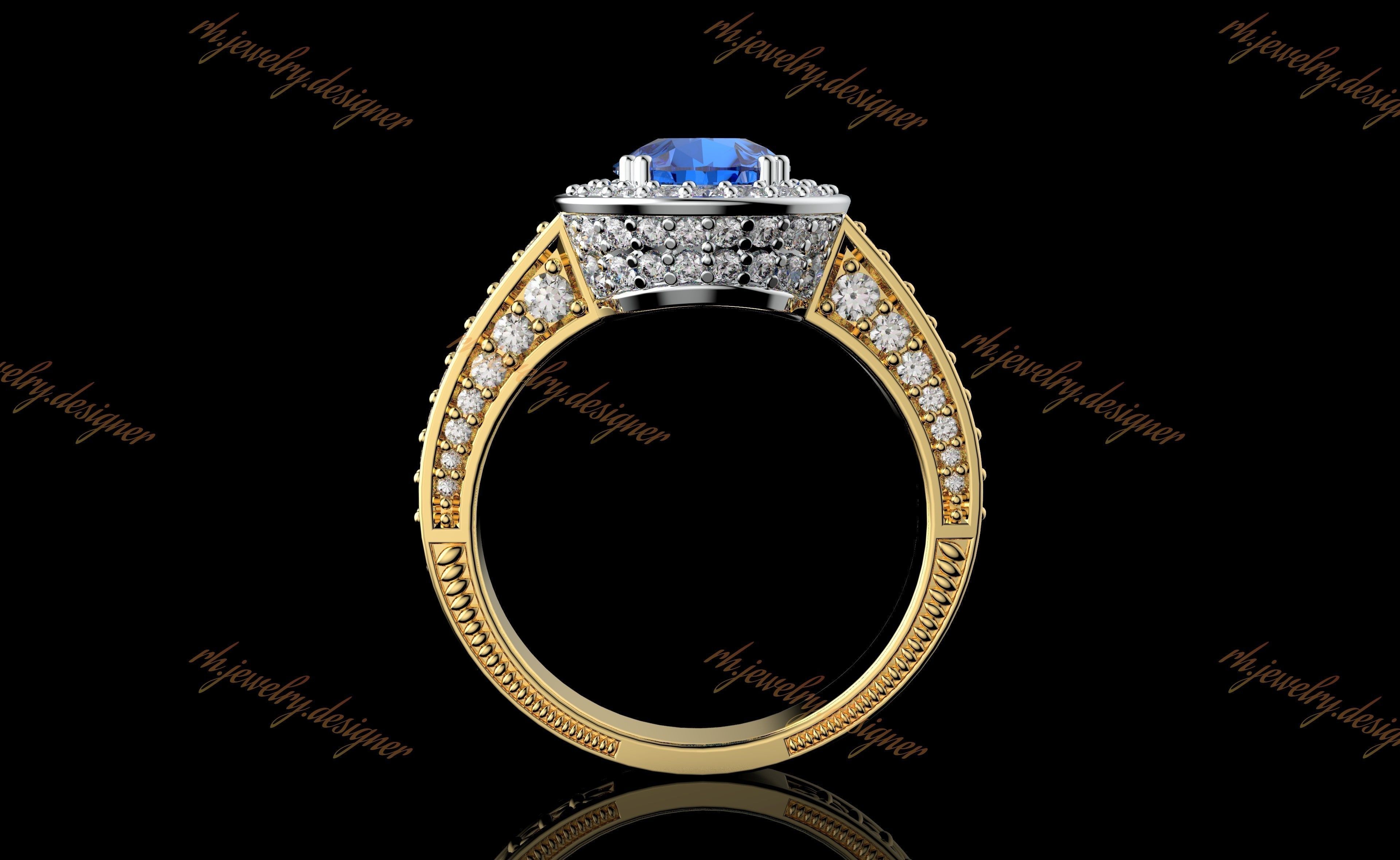 Gold N1051 3D print model_5