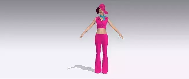 hat scraff veriscoat pant four pieces suit pink color