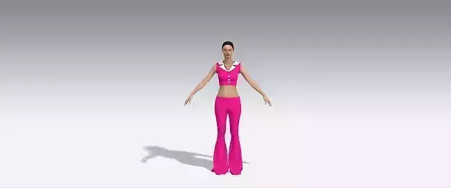 cut out pieces veriscoat and pant Low-poly 3D model