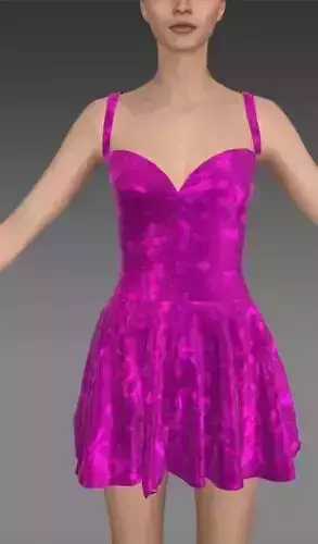 dress sparkle glitter sugar pink color