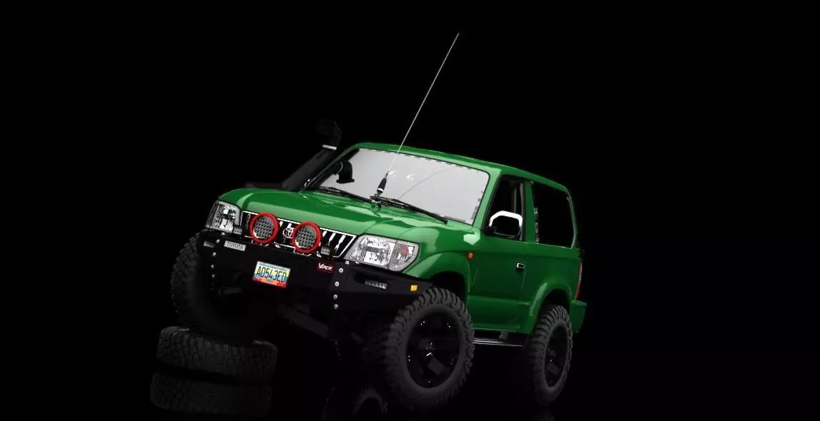 Toyota Meru Higt Poly 3D model
