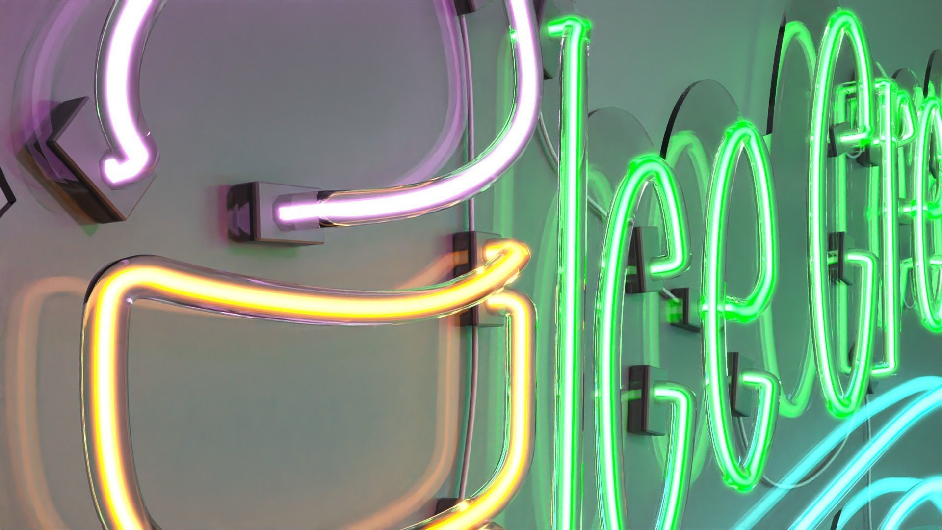 Ice Cream 5 - Neon Sign 3D model_1