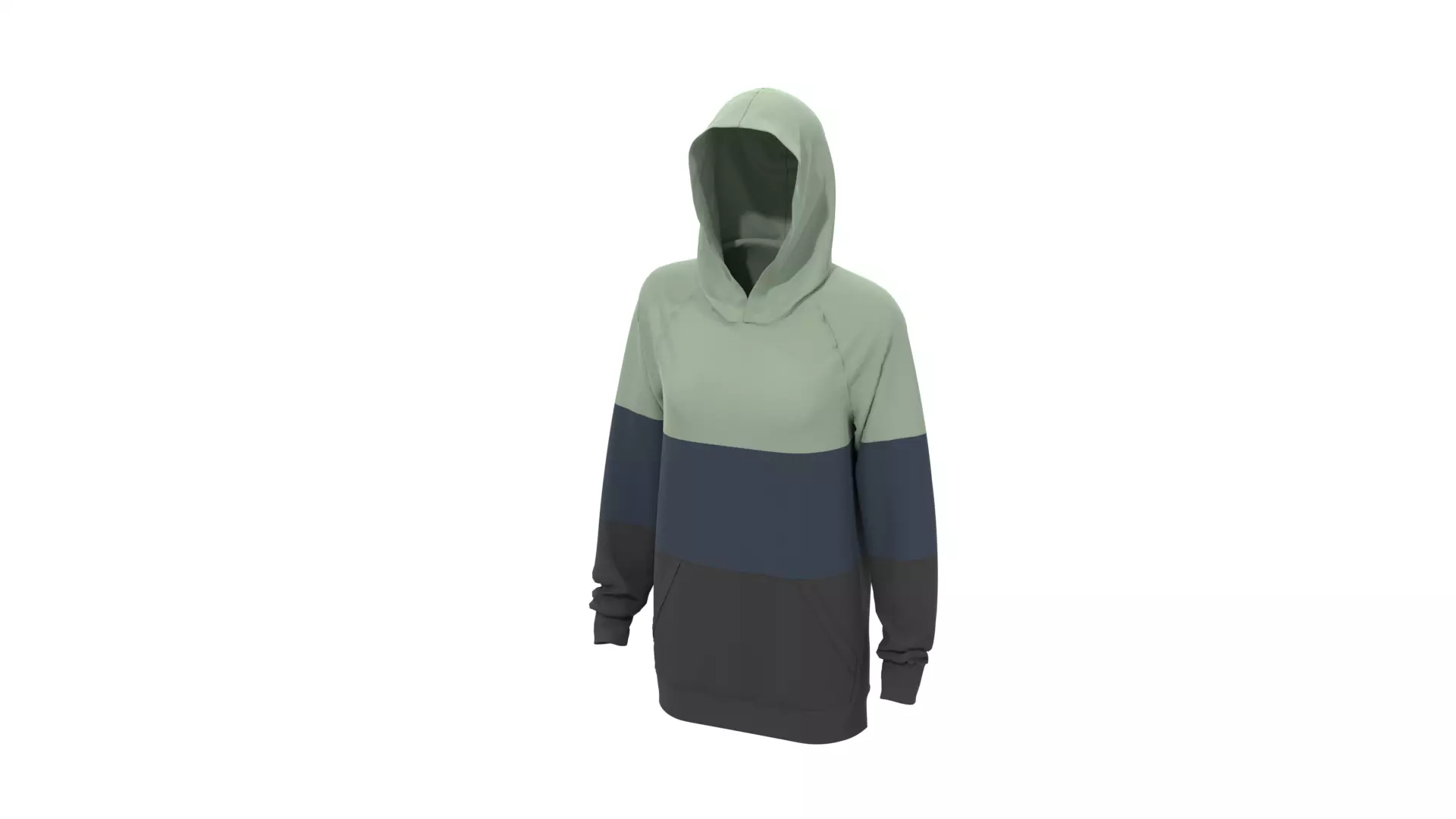 3D Hoodie Long Sleeve 3D model