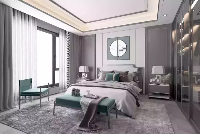 bedroom Chinese style New