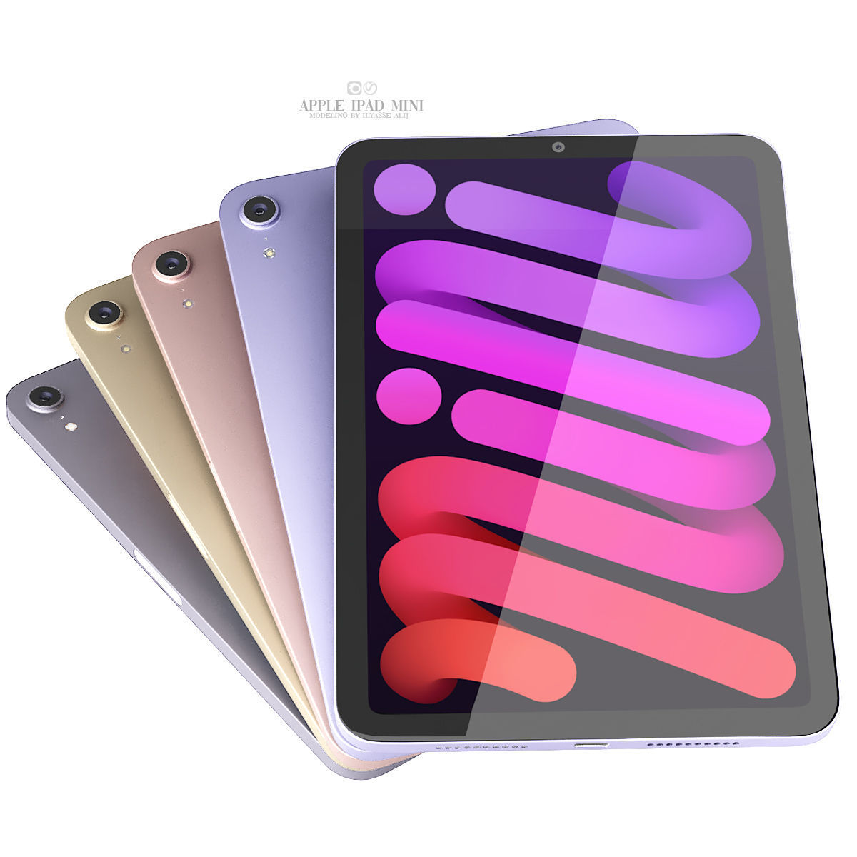 apple electronics collection 03 3D model_5