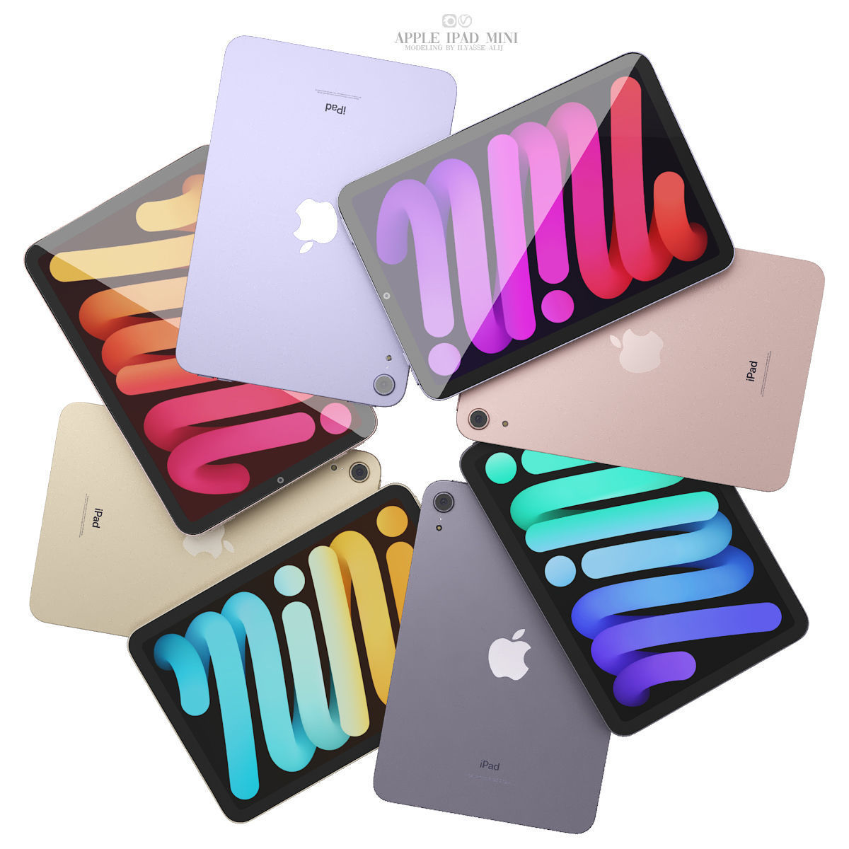 apple electronics collection 03 3D model_23