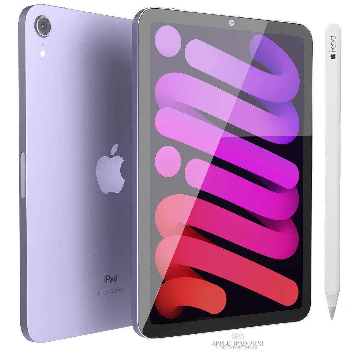 apple electronics collection 03 3D model_12