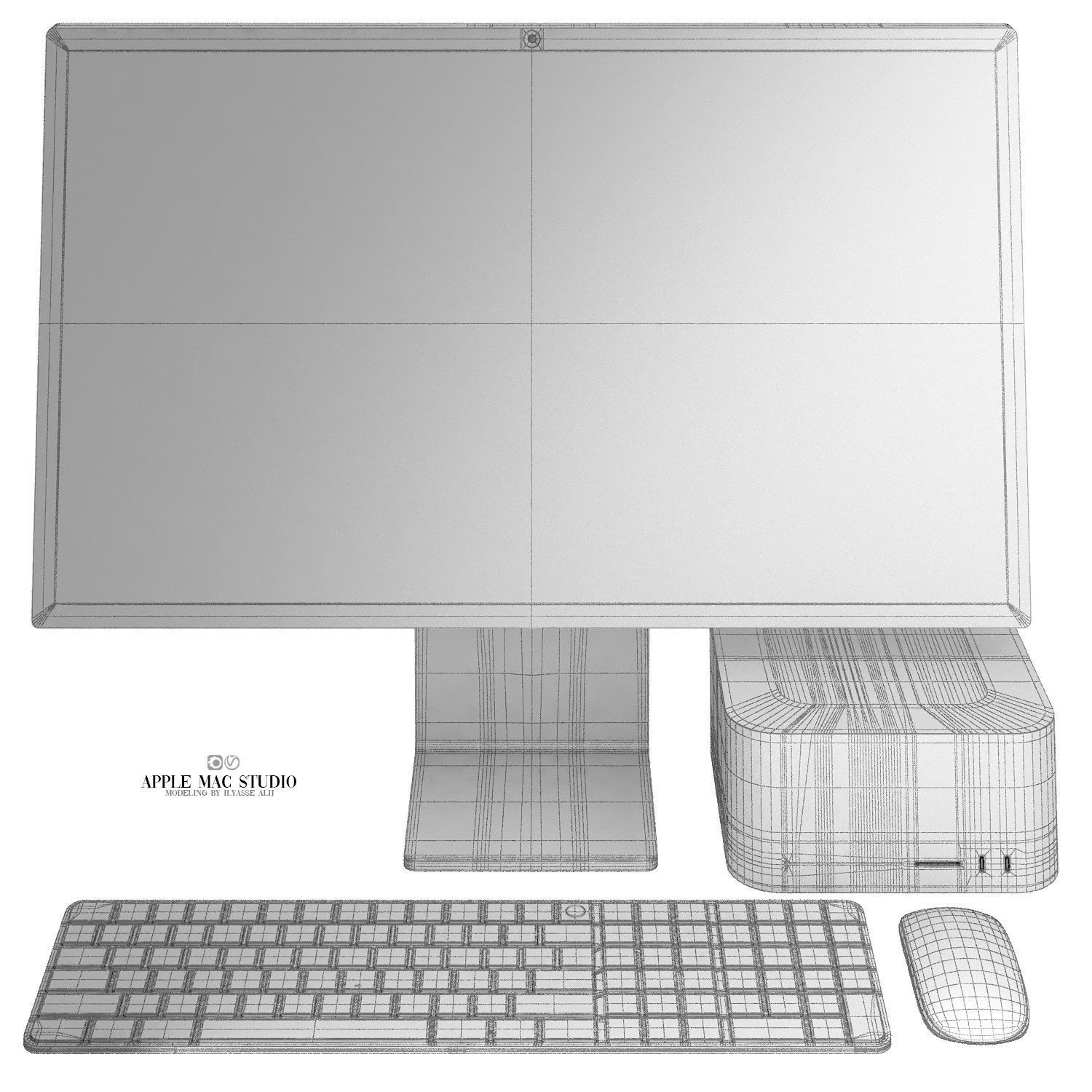 apple electronics collection 03 3D model_22