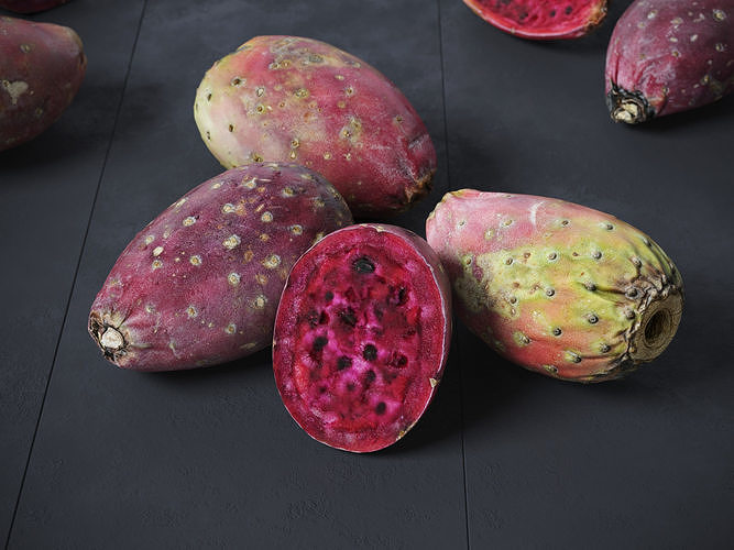 Prickly Pear - Cactus Fruit 3D model 4