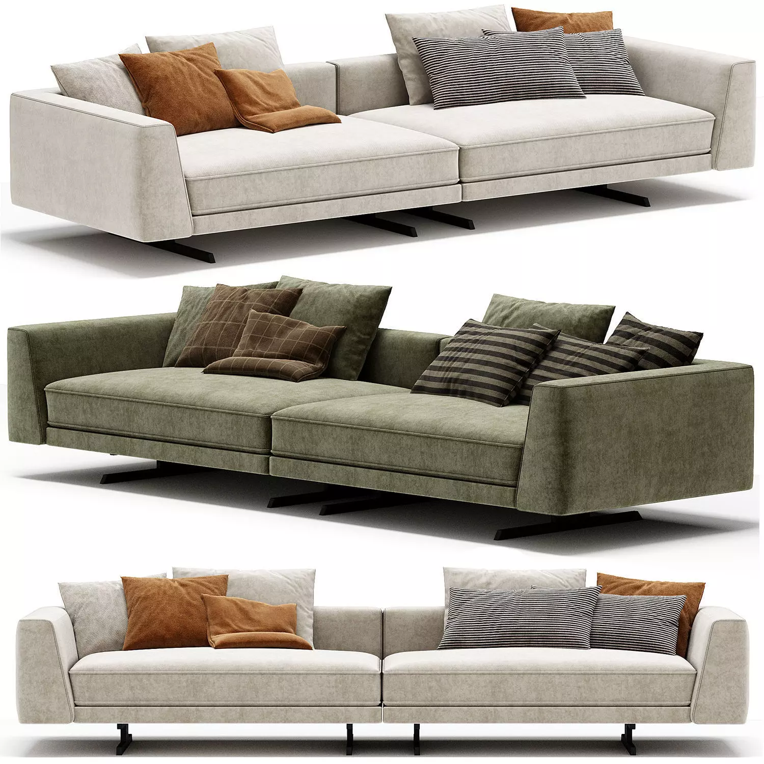 SHERIDAN Sofa By Desiree divani 3D model_0