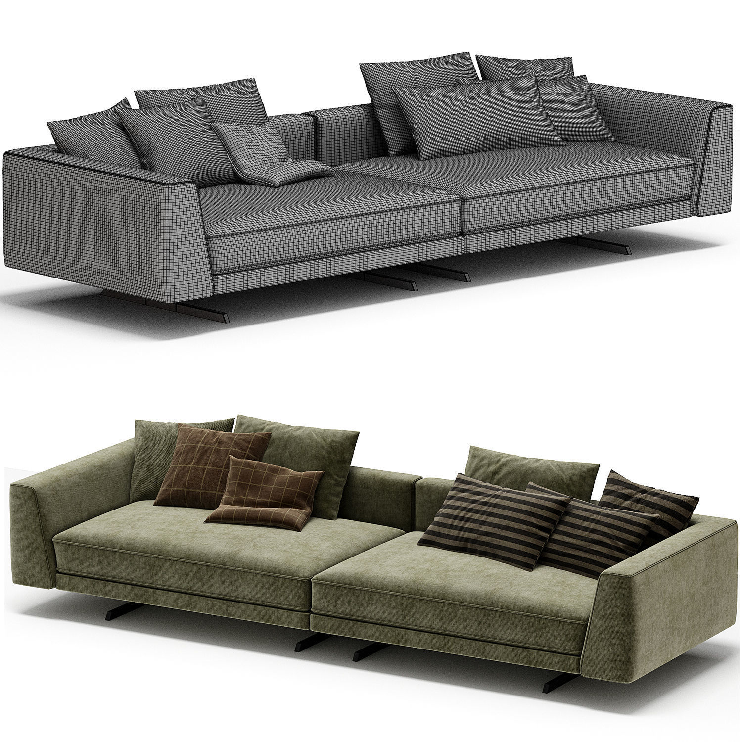 SHERIDAN Sofa By Desiree divani 3D model_3