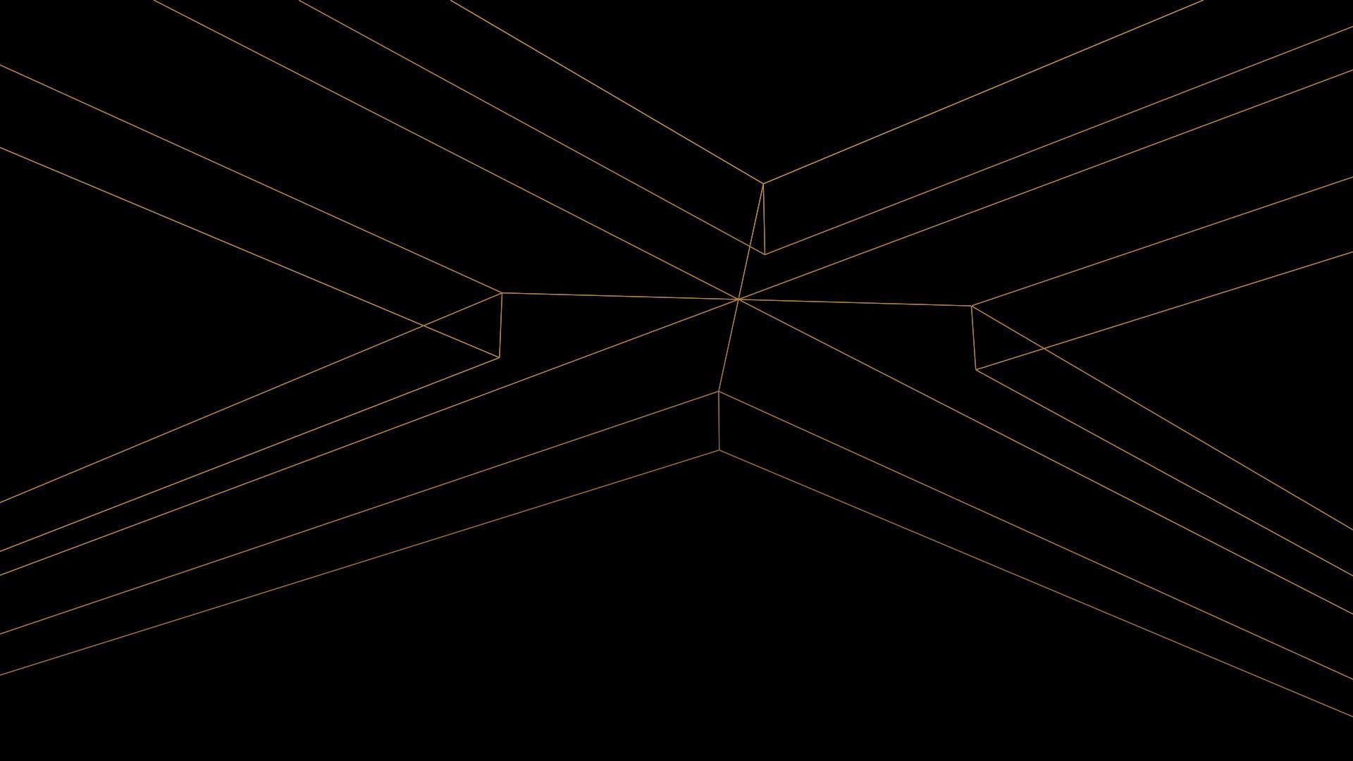 Drop Ceiling Grid Array Low-poly 3D model_1