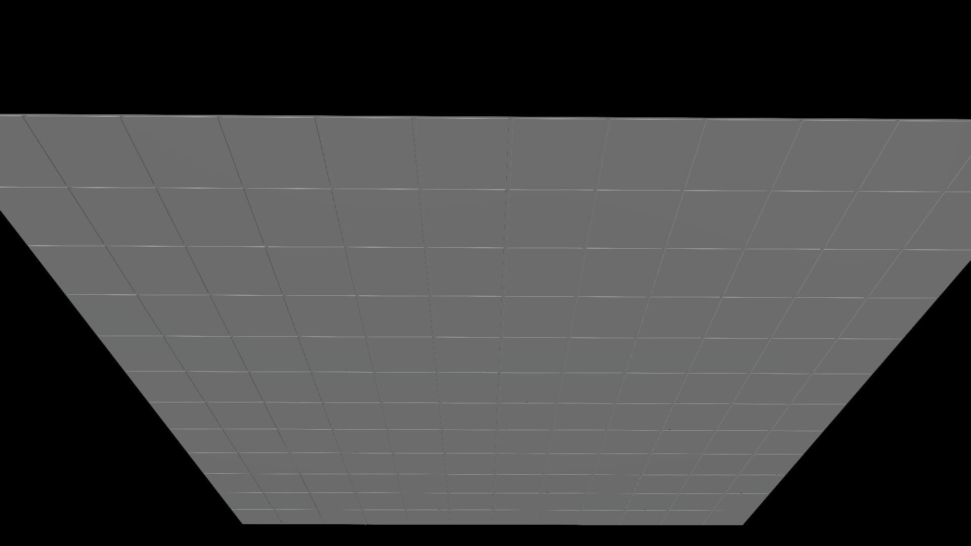 Drop Ceiling Grid Array Low-poly 3D model_3