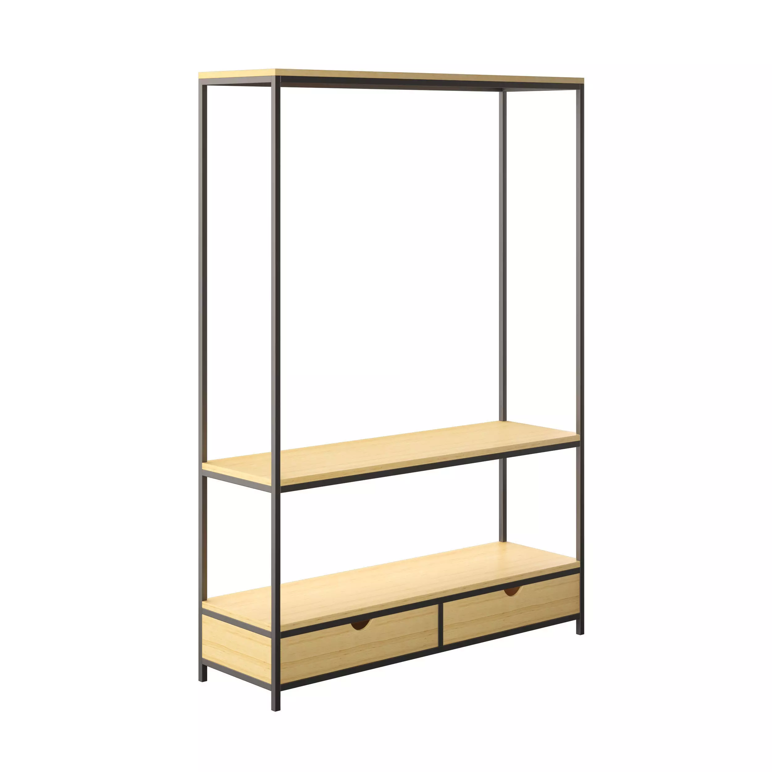drawels and shelving units Free 3D model